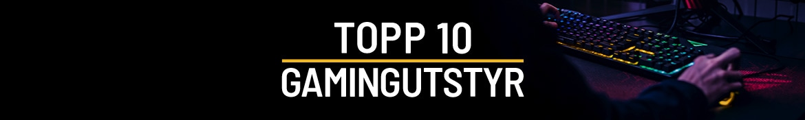 Topp 10 bestselgere Gaming. Se mer her.