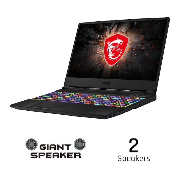 MSI GL65 Leopard 15,6" FHD-lydkvalitet