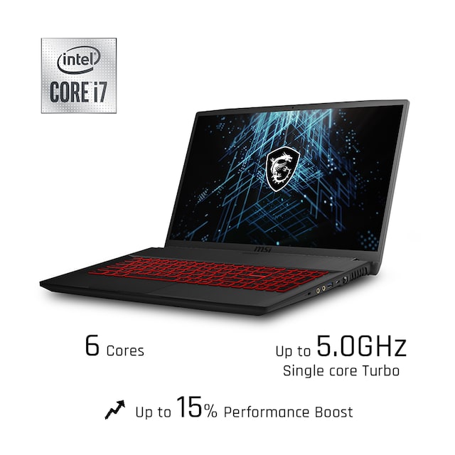 MSI GF75 tynn 17,3" laptop