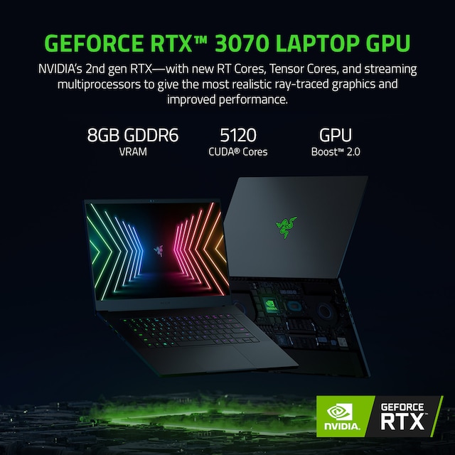 Razer Blade 15 Advanced 15,6" gaminglaptop RTX 3070