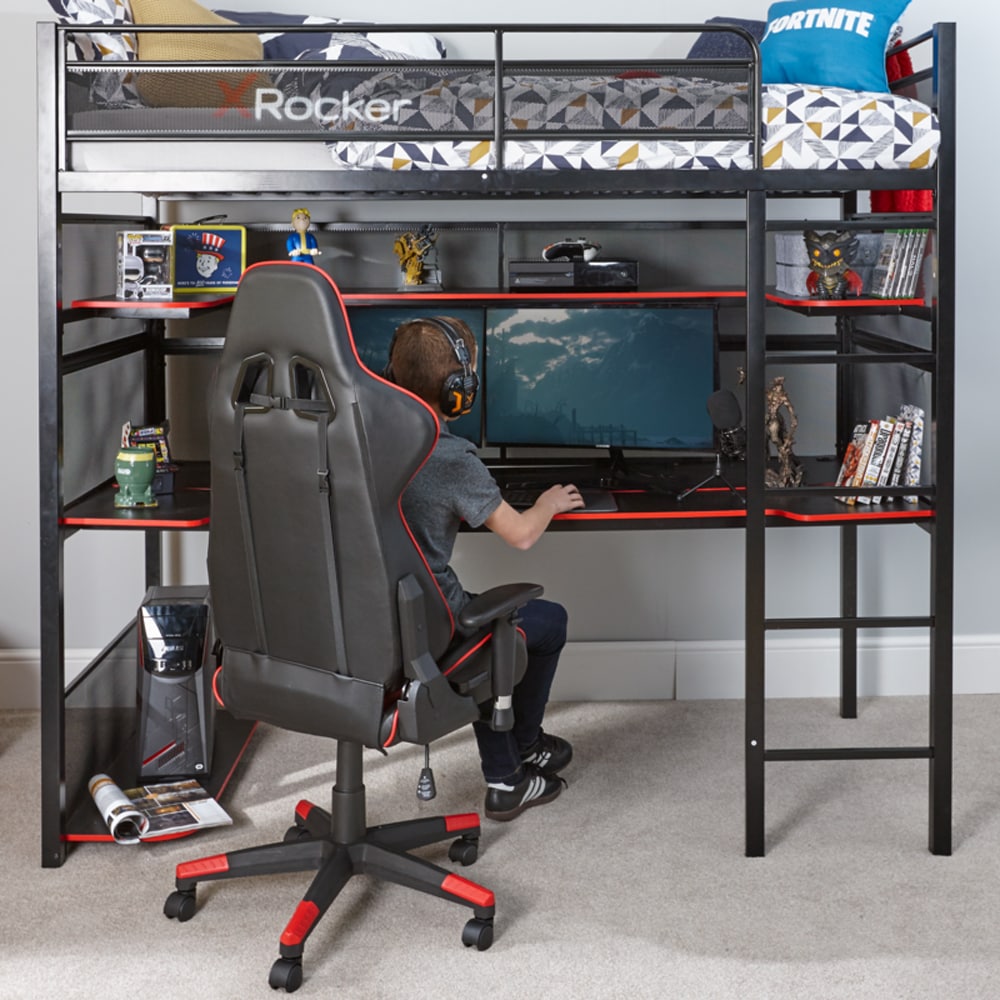 X Rocker BattleBunk Gaming Bed - Gaming Desk - Komplett.no