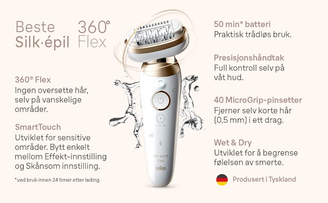 Braun Silk-épil 9 Flex 3D Epilator SES9-041