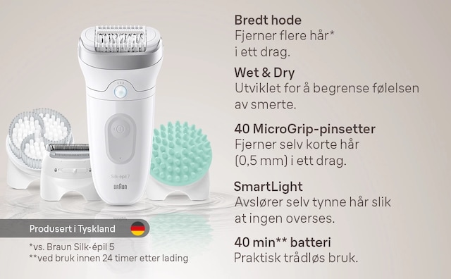 Braun Silk-épil 7 SkinSpa SE7-081 Epilator