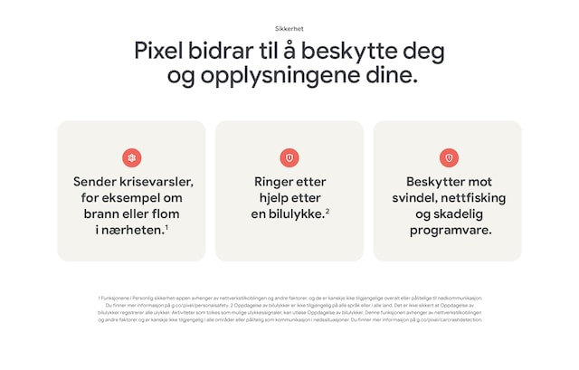 Pixel bidrar til å beskytte deg og informasjonen din.