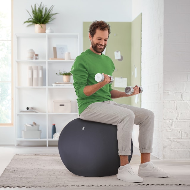 Leitz Ergo Active Balanseball med stoppfunksjon, 65cm høy