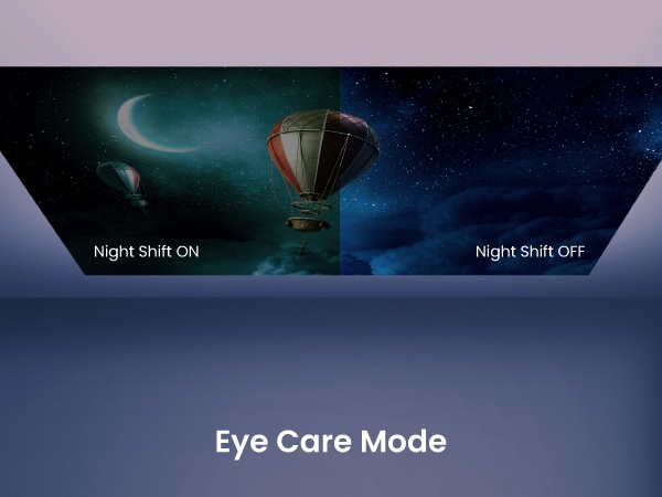 BenQ GV50 Eye Care Mode for øyebeskyttelse om natten